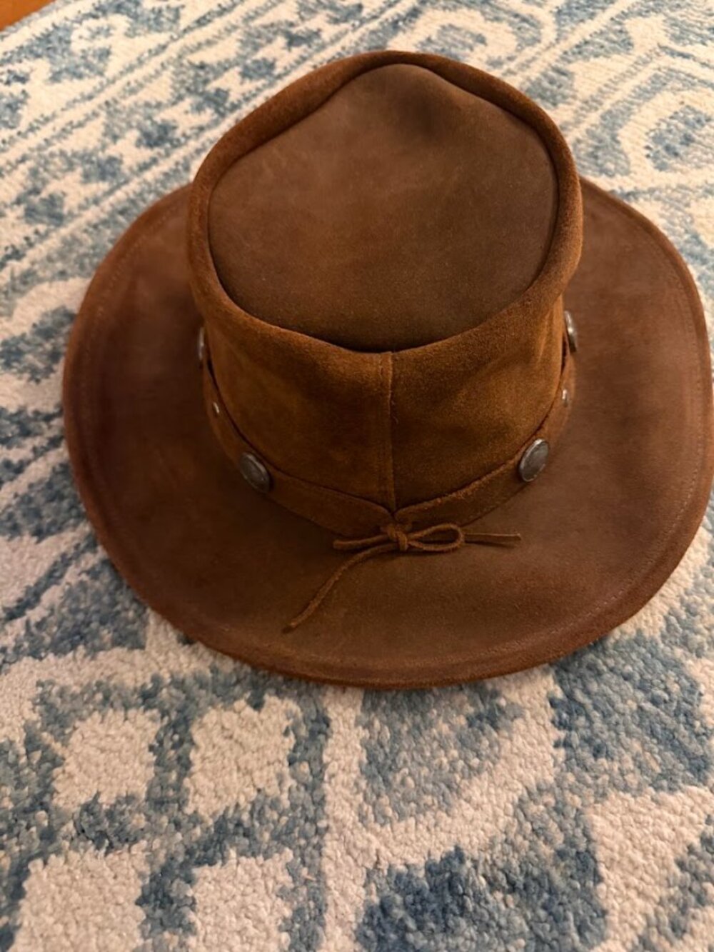 Minnetonka The Outback Buffalo Nickel Genuine Leather Hat XL